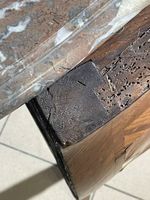 Commode galbée trois faces à décor de marqueterie géométriqu… (photo 6)