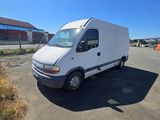 a white van parked in a parking lot