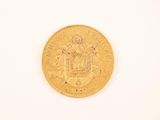 an image of a gold coin with a coat of arms on it