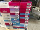a lot of boxes that are stacked up on a pallet