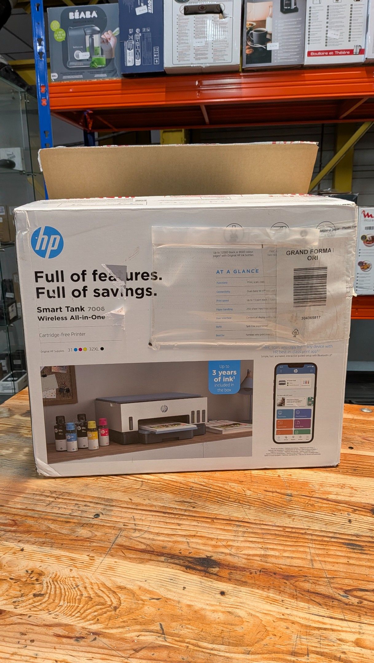 IMPRIMANTE HP SMART TANK - TVA RECUPERABLE