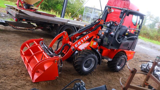 Chargeur articulé valet de ferme Everun ER11H, capacité 1100kg, m...