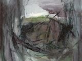 an oil painting of a boat in a body of water