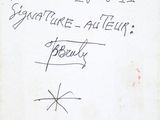an image of a handwritten note with a picture of a person