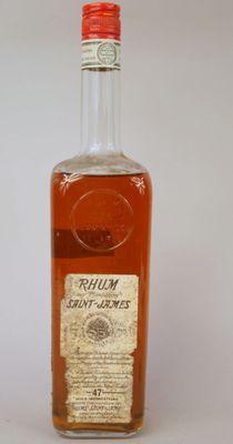1 Bt de Rhum Saint James, Années 1970, 100 cl .