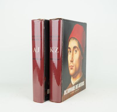 two books with a picture of a man in a red hat