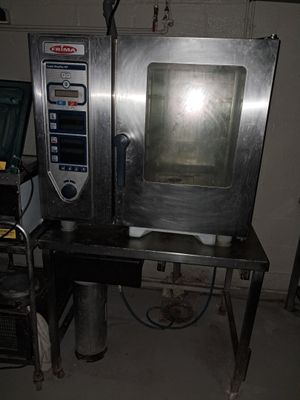 Four ventilé FRIMA, sur table inox