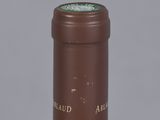 close up of a bottle of wine with a label on it