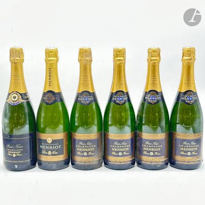 6 B CHAMPAGNE BRUT ROSE NOIRE (1 e.a.), Henriot, NM - Photo 1