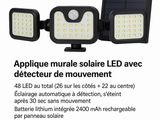 deux lumières superposées sur un fond blanc