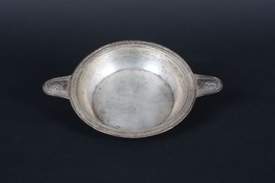 coupelle à anses en argent minerve, diam. - Photo 1