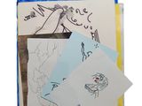 a picture of a picture of a child ' s drawing on a piece of paper