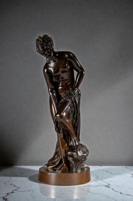 Auguste RODIN (1840-1917) (d'après) ADAM et EVE.