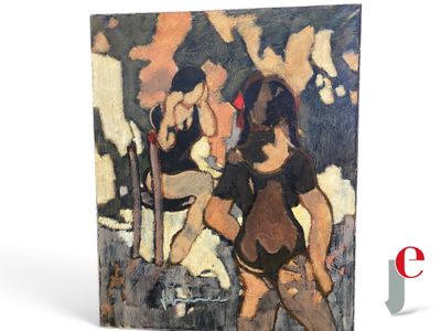 une image d'un tableau représentant un homme et une femme