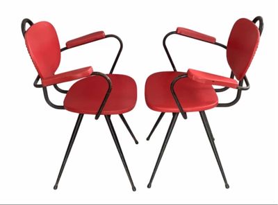 Paire de fauteuils des années 50