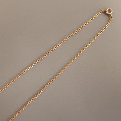 Chaine en or jaune 18K, (cassée) - Photo 1
