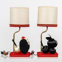 Une paire de lampes de chevet du milieu du siècle pour une c… (photo 4)