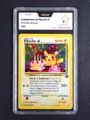 a pokemon card with a picture of pikachu on it