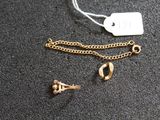 un gros plan d'un collier avec une étiquette et une chaîne