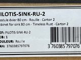 a label on the back of a box that says pilot ' s sink r u - 2