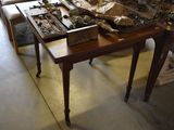a table with a lot of tools on top of it
