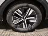 a close up view of a tire on a car