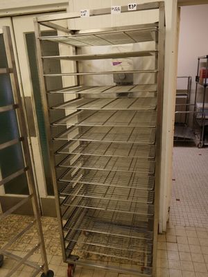 1 Echelle Mobile Pour Grilles Gastro 71x58 H 85 16 Niveaux 1…