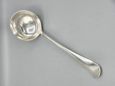 a spoon that is sitting on a table
