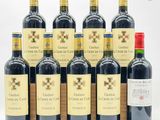 six bouteilles de vin rouge posées les unes à côté des autres sur une table
