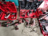 a lot of tools that are sitting on the floor
