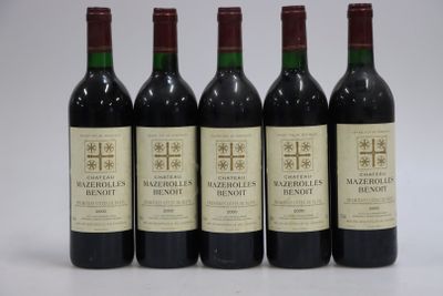 Coffret de 5 bouteilles Château Mazerolles Benoit 1er 2000 - Photo 1
