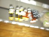 many different kinds of food on the shelves in the store