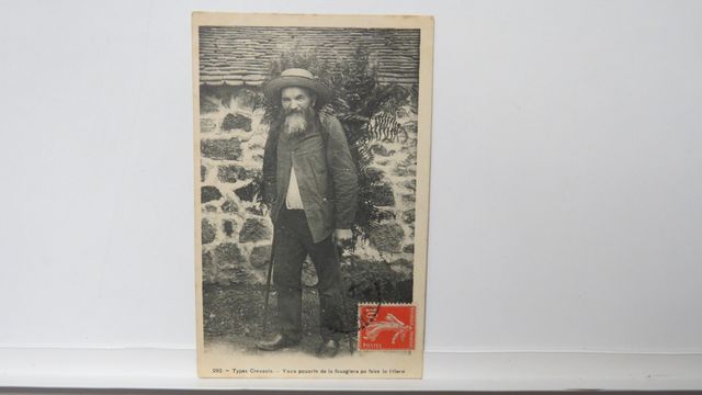 Types Creusois : Y aou pouorte de la fouagiera po faire lo litier...
