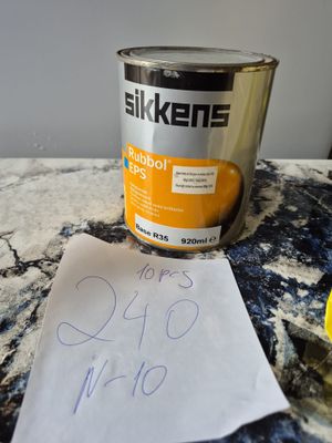 Lot de 10 pots de peinture Sikkens Rubbol EPS, 920 ml, base …