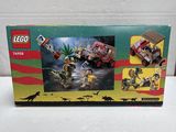 the box is open to show the contents of the lego ninja set