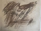 une image représentant un dessin sur une feuille de papier accrochée au mur
