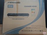 packaging of a box with a picture of a cooker hood in it