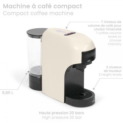 machine a cafe compact compacte coffee machine with a built in milker