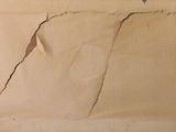 a piece of paper that has been torn off