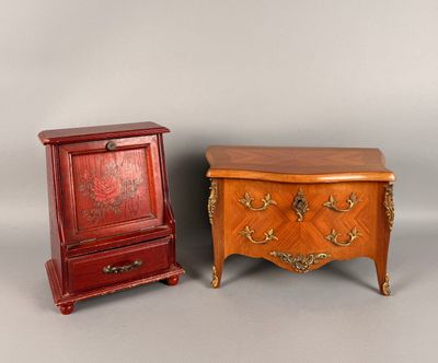 Commode de maîtrise formant boite à bijoux musicale. - Photo 1