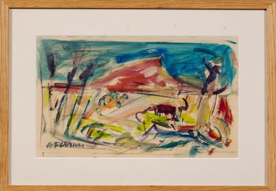 Antoine FERRARI (1910-1995) : La Sainte Victoire. - Photo 1