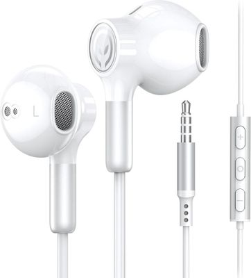 an image of a pair of earphones that are connected to each other
