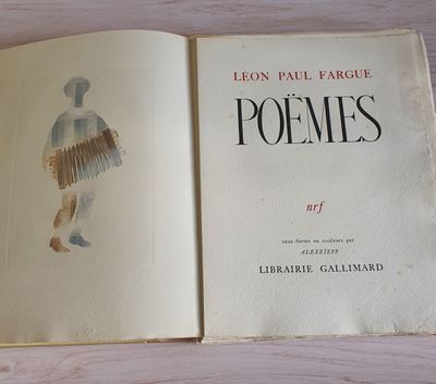Poëmes d'Alexandre Alexeïeff et Léon-Paul Fargue - Édition illustrée