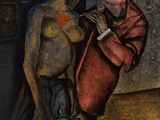 une image d'un tableau représentant un homme et une femme debout l'un à côté de l'autre