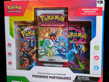 une photo d'une boîte de cartes Pokémon exposée