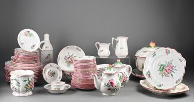 many different types of porcelain dishes and cups and saucers