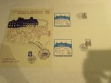 a picture of a picture of a postcard with stamps on it