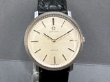 a watch that is on display on a table