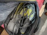 a suitcase with a pair of shoes inside of it