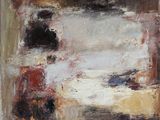 a painting of a painting of a bed with a window in the background